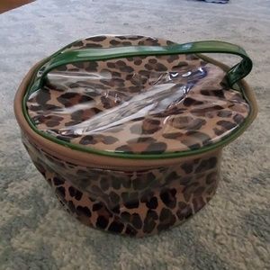 Kate Spade Leopard Print Makeup Bag